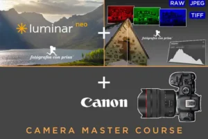 Pack Luminar NEO + Guia Imagen Digital Fotografos con Prisa + CANON Master Course