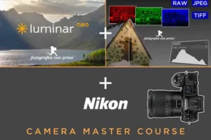 Pack Luminar NEO + Guia Imagen Digital Fotografos con Prisa + NIKON Camera Master Course