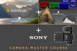 Pack Luminar NEO + Guia Imagen Digital Fotografos con Prisa + SONY Master Camera Course (Post-2020)